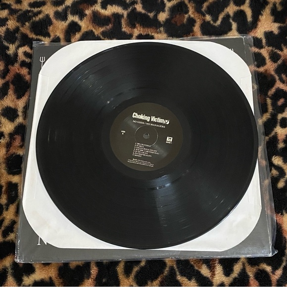 🖤 1999 Choking Victim No Gods No Managers LP Vinyl Punk Rock - Picture 14 of 15